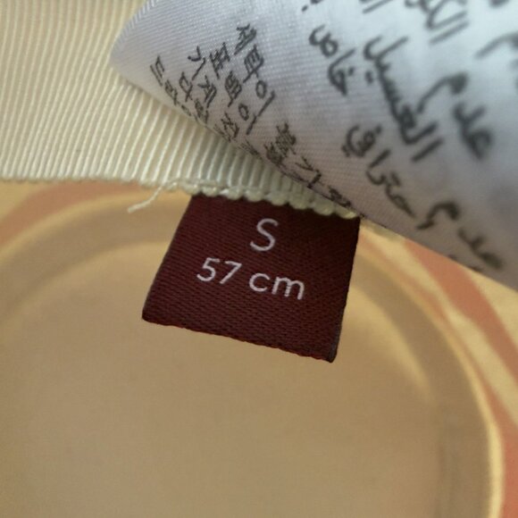 NWT Gucci Striped Canvas Bucket Hat Red White Sz S 100% Authentic - Picture 7 of 9